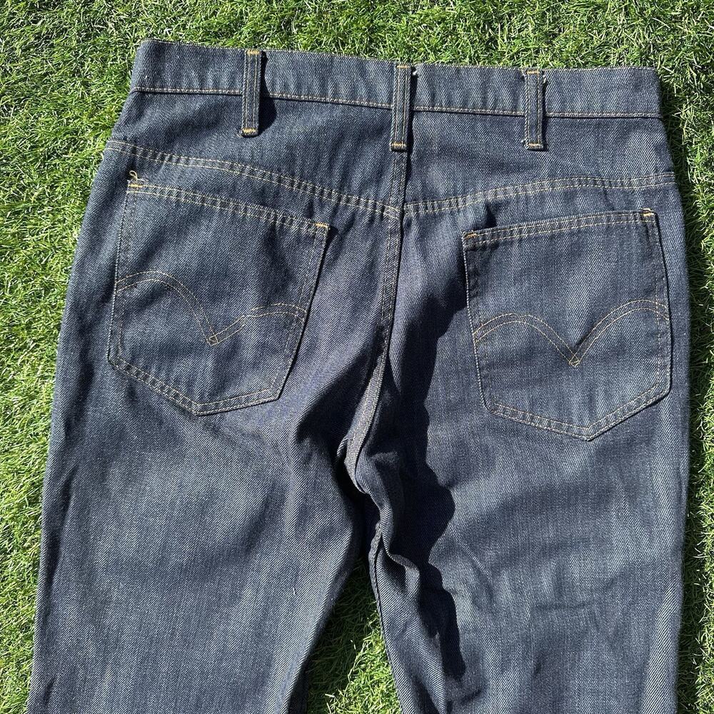 Vintage 1974‎ Levi 646 Jeans 32 x 29.5 Big E Denim 646-1918 Dark Wash - Picture 9 of 14